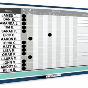 In/Out Staff Dry Erase Boards