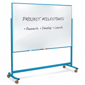 Mobile Glass Dry Erase Boards