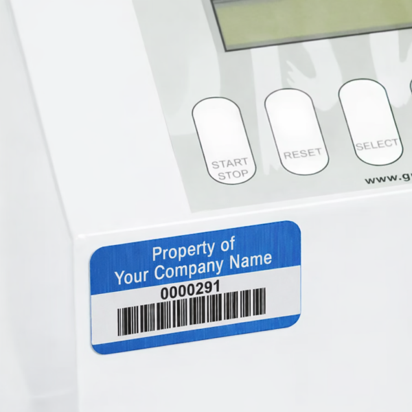Print Rugged Asset Labels CUSTOM PRINTED ALUMINUM ASSET LABELS - Grwan Group