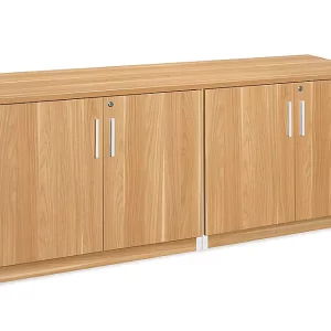 Designer Double Cabinet Credenza - Maple