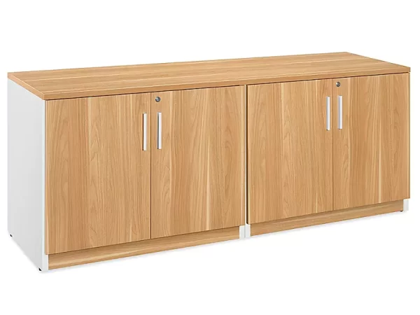 Designer Double Cabinet Credenza - Maple
