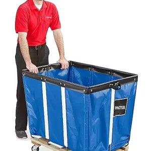 Vinyl Basket Truck - 12 Bushel, Blue
