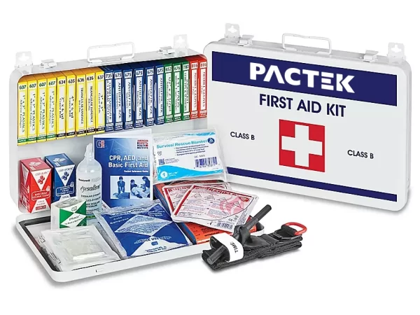Pactek ANSI Approved First Aid Kit - Class B, 50 Person