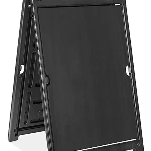 Plastic A-Frame Sign - Deluxe, 24 x 36", Black