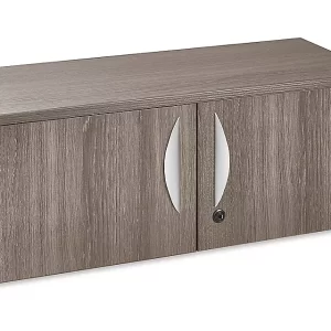 Downtown Privacy Workstation Overhead Cabinet - 29 x 11 x 11", Gray