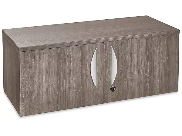 Downtown Privacy Workstation Overhead Cabinet - 29 x 11 x 11", Gray