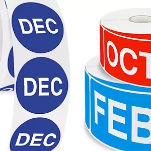 Months of the Year Inventory Labels