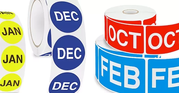 Months of the Year Inventory Labels