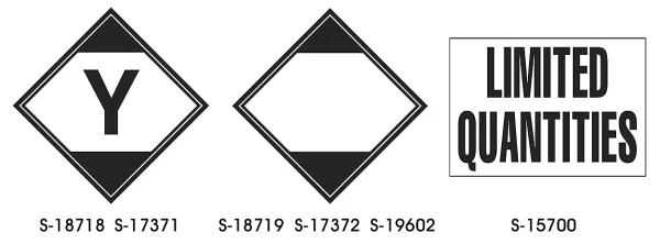 Limited Quantity Labels
