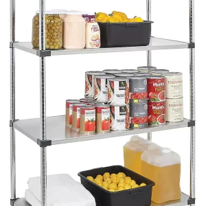 Solid Stainless Steel Shelving