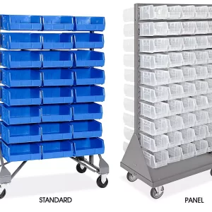 Mobile Stackable Bin Organizers