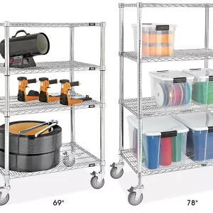 Chrome Mobile Shelving