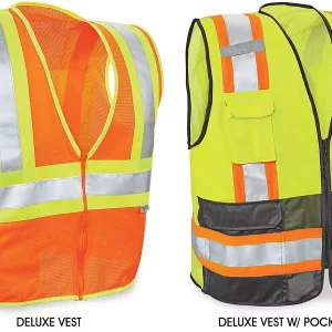Class 2 Deluxe Hi-Vis Safety Vests
