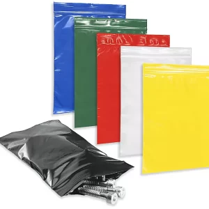Colored Reclosable Poly Bags