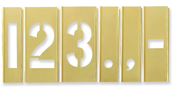 Brass Stencils