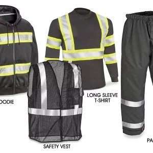 Black Hi-Vis Clothing