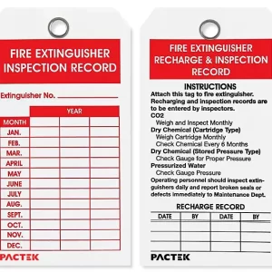Fire Extinguisher Tags