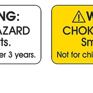 Choking Hazard Labels