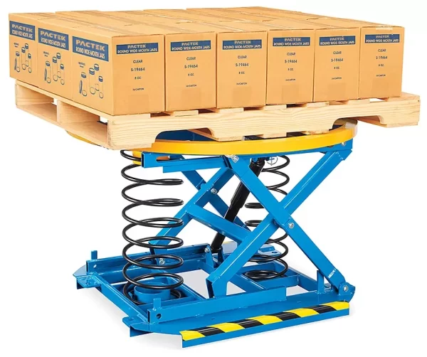 Spring-Loaded Pallet Positioner