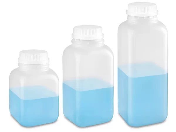 Natural Square Plastic Juice Bottles