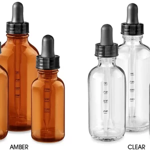 Graduated Glass Dropper Bottles