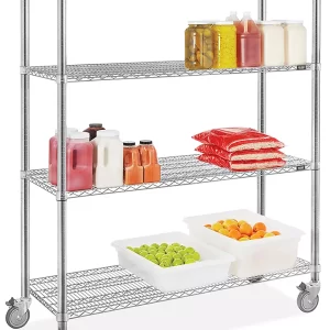 Stainless Steel Mobile Shelving