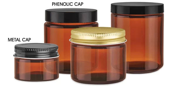Clear Straight-Sided Glass Jars