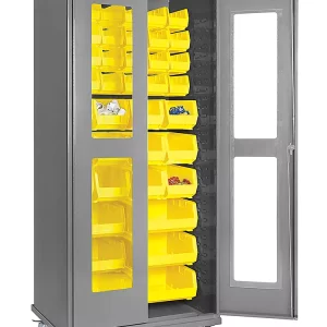 Mobile Clear-View Bin Cabinets