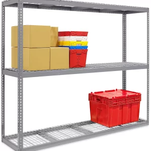 Wide Span Storage Racks - Wire Decking