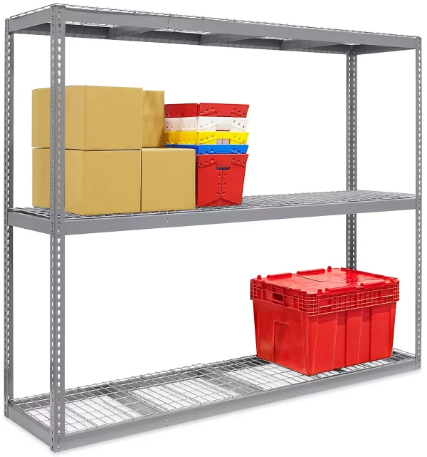 Wide Span Storage Racks - Wire Decking