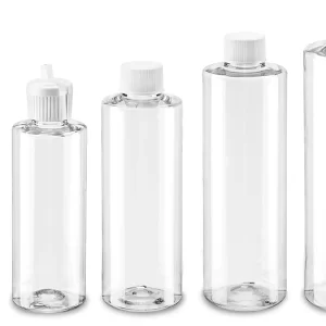 Clear Cylinder Bottles