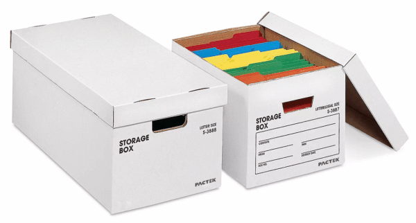 Pactek Heavy Duty Storage File Boxes