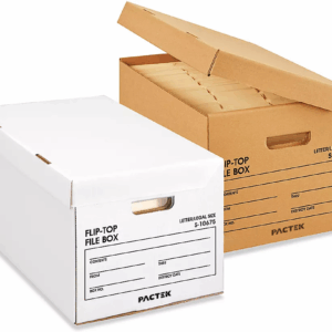 Flip-Top File Boxes