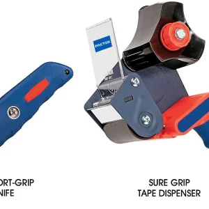Pactek Sure Grip Knife and Tape Dispenser Combo