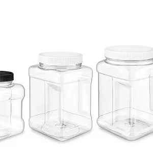 Plastic Grip Jars