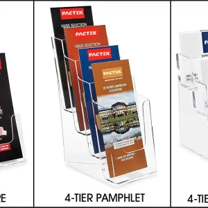Tiered Brochure Holders