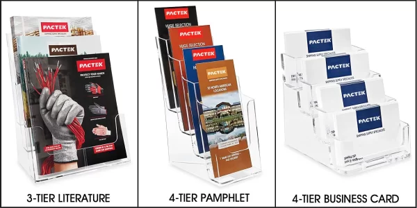 Tiered Brochure Holders