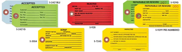 1-Part Inspection Tags