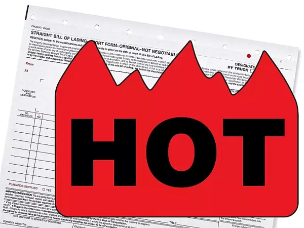 Bill of Lading Labels