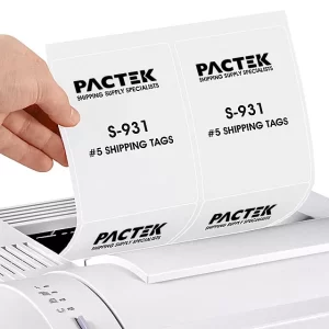 Pactek White Laser Labels