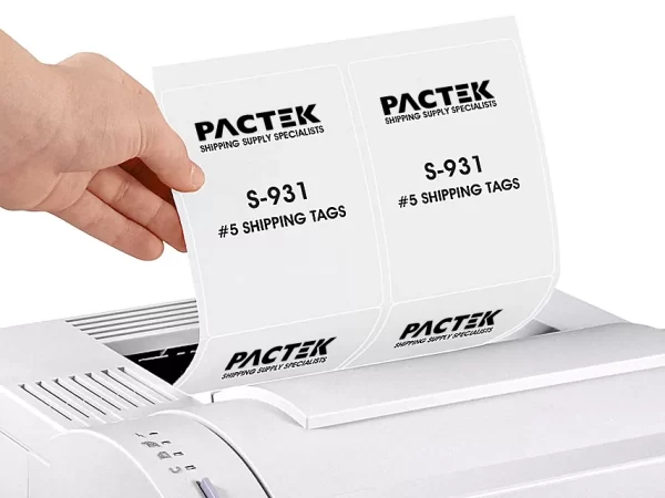 Pactek White Laser Labels