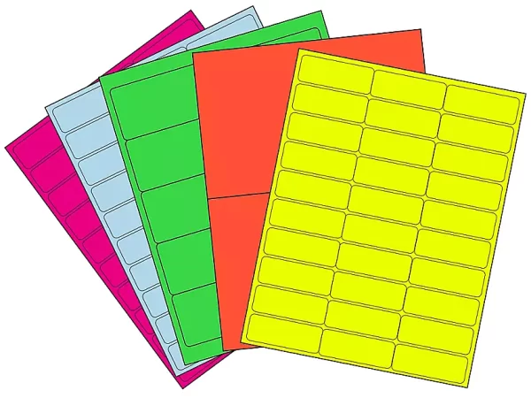 Fluorescent Removable Laser Labels