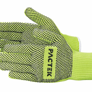 Hi-Vis PVC Dot Knit Gloves