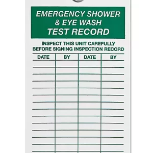Eyewash Station Inspection Tags