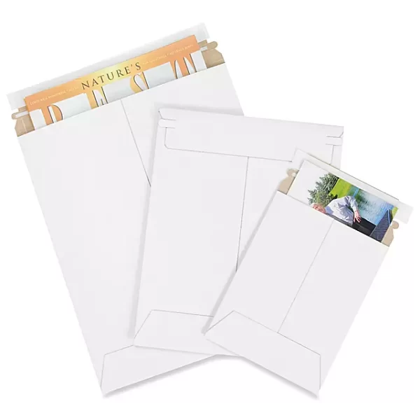 White Self-Seal Stayflats® Mailers