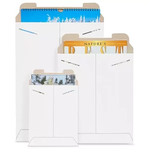 White Tab Locking Stayflats® Mailers