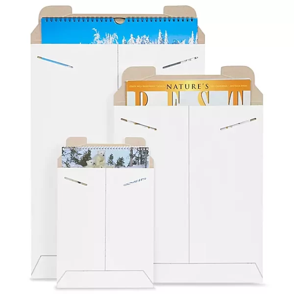 White Tab Locking Stayflats® Mailers