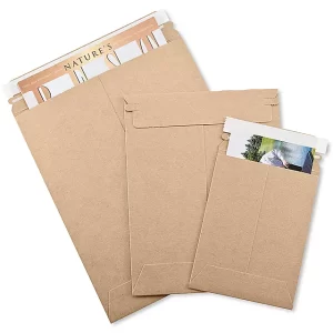 Kraft Self-Seal Stayflats® Mailers
