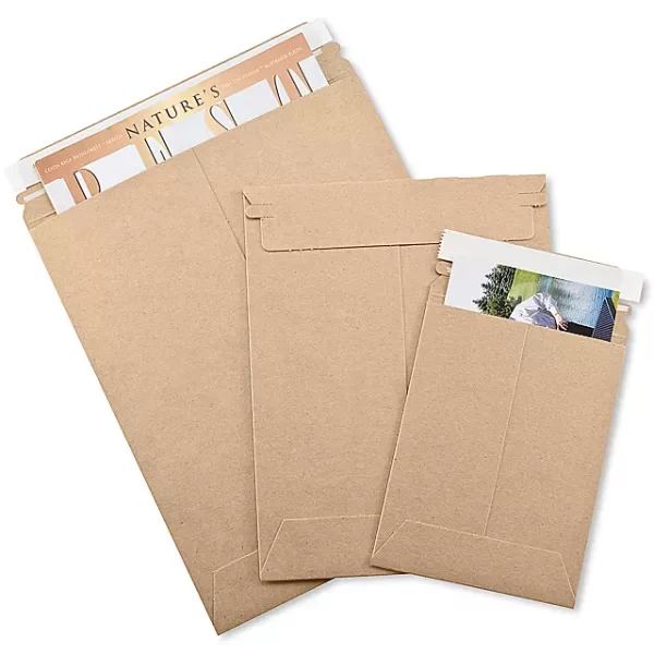 Kraft Self-Seal Stayflats® Mailers