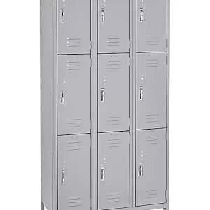 Pactek Three Tier Assembled Lockers